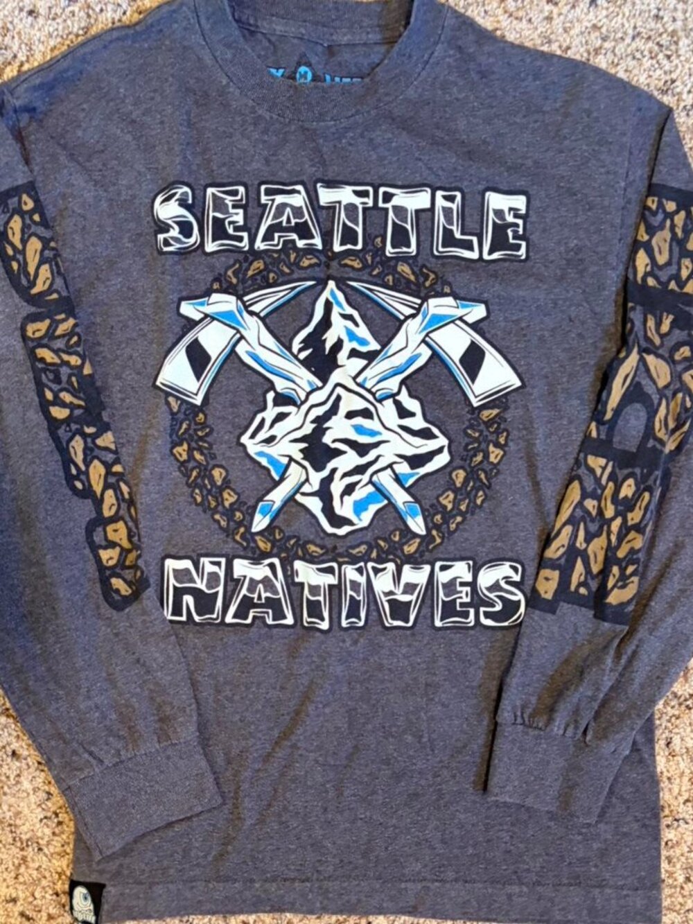 Seattle Natives Custom Long Sleeve